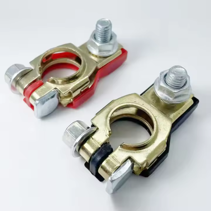 1 Par Terminales De Batería De Coche 12V 24V Conectores De Cable De Desconexión Rápida Accesorios Automotrices - 1