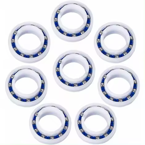 Rueda de repuesto para cojinete de piscina C60 para limpiador de piscinas Polaris 280/180, paquete de 8 Limpiador de piscinas a presión con cojinetes C-60 C60 - 1