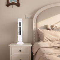 Ventilador De Torre LED Sin Hojas 90 Grados Oscilantes Silencioso Portátil Con Luz Para Escritorio Para Hogar Y Oficina - details 4