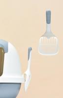 Kimpets Cuchara De Arenero Para Gatos Plástico Con Base Herramienta De Limpieza Del Toilete Para Gatos Y Gatitos Suministros Para Gatos - details 2