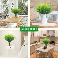 8pcs Plantas Artificiales De Ferne Persa Decoración De Habitaciones Interiores Y Jardines Falsas Hojas Verdes Ajustables Para Bodas Y Fiesta - details 11