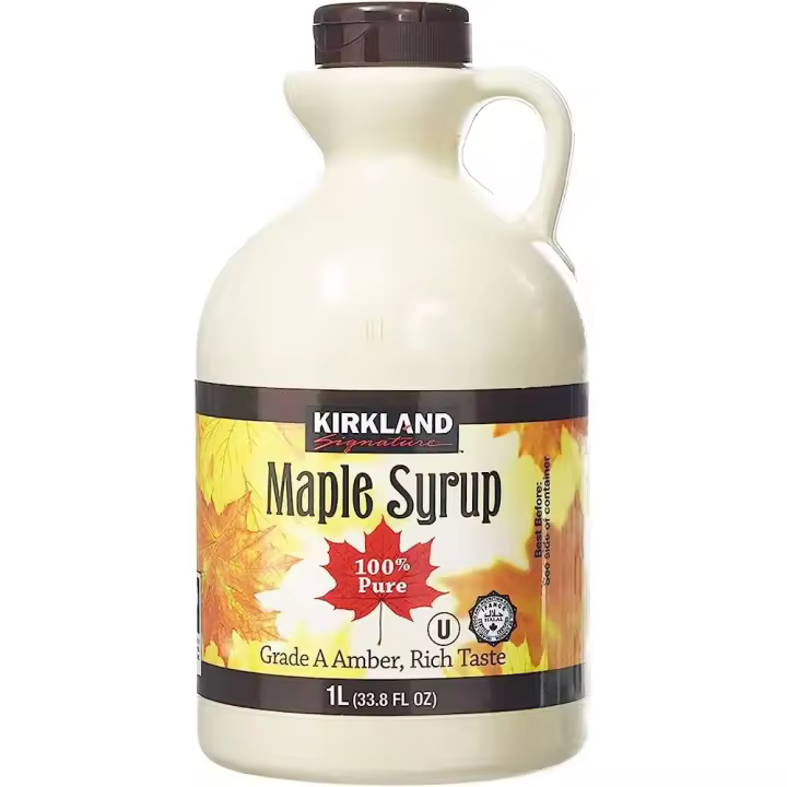 KIRKLAND Jarabe de arce sirope Canadiense, 1 litro. - 1