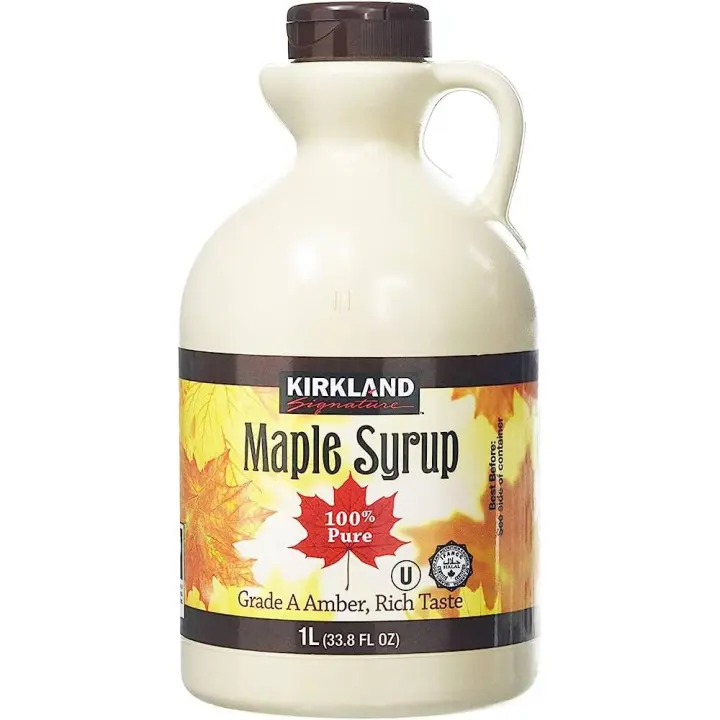 KIRKLAND Jarabe de arce sirope Canadiense, 1 litro. - 1