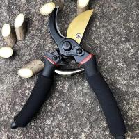 Tijeras de jardinería, tijeras de podar de derivación de titanio de primera calidad, podadoras manuales de alta resistencia, podadoras de jardín, herramientas de jardinería - details 0