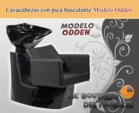 Lavacabezas con pica negra y respaldo ergonómico Modelo LBH Odden - details 0