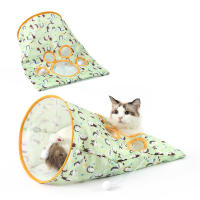 Túnel Plegable Para Gatos Juguete Interactivo Bolsa De Perforación Con Ratoncillo Y Ruido De Papel Juego De Diversion Para Gatos - details 2