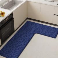 Alfombra De Cocina L a Prueba De Caídas Y Resistente a La Suciedad Antiadherente Y Absorbente De Aceite Con Diseño De Color Sólido Y Textura Gruesa - details 9