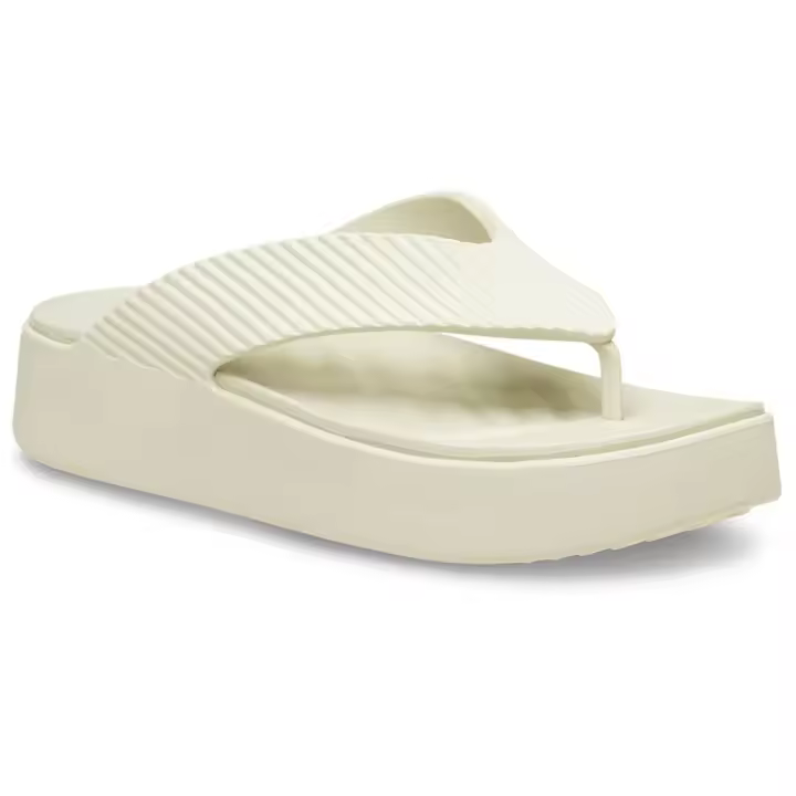 Crocs Chanclas Getaway Groove Platform Beige - 1