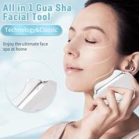 Herramienta facial gua sha de microcorriente térmica LED, fototerapia de la piel antienvejecimiento/antiarrugas, lifting facial - details 5
