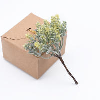 6 Piezas De Flores Artificiales Para Decoración De Hogar Y Bodas Arreglo Floral De Plástico Para Árboles De Navidad Y Vajillas Broche DIY - details 20