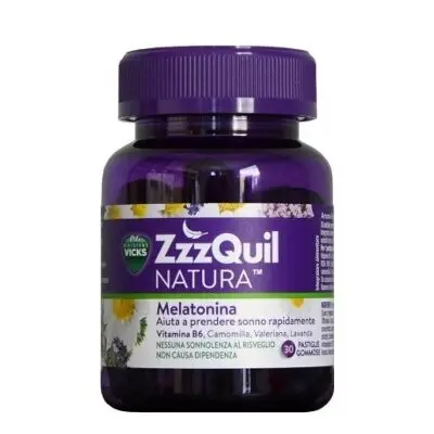 Vicks Gominolas Zzzquil Natura con Melatonina Natural para Conciliar el Sueño - Pack de 30 - 1