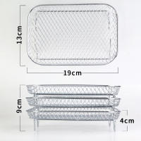 Rack De Asado 3 Capas En Acero Inoxidable Almacenable Soporte Para Carne Fácil De Limpiar Con Base De Silicona Accesorios De Cocina - details 10