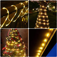 Luces De Cadena LED Solar Para Exterior 5/10/20m Impermeables Decoración Para Navidad Boda Año Nuevo Árbol De Navidad Fiesta De Año Nuevo - details 11