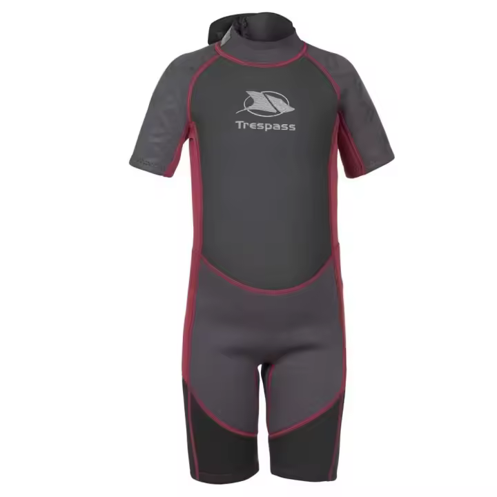 Trespass Traje De Neopreno Junior De Manga Corta Con Cremallera Trasera Milo - 1