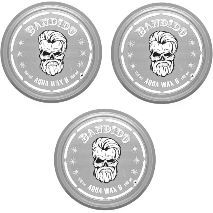 BANDIDO AQUA 6 WAX GRAY 150ML. MAXIMUM HOLD 3 UNIDADES - 1
