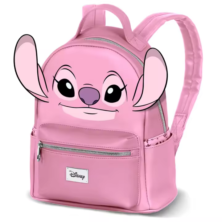 Mochila Heady Angel Face Stitch Disney 29cm. Mochila ergonómica con amplio espacio. Diseño resistente y versátil para llevar tus pertenencias con estilo. - 1