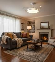 BEL AIR HOME - Ventilador de Techo DUNE con Luz LED Integrada de 36W, Motor DC Silencioso, Mando a Distancia y 3 Temperaturas de Luz - Ideal para Salas y Dormitorios - details 3