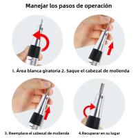 Máquina De Manicura Eléctrica Profesional 35000RPM Con Kit De Linterna Y Broca Portátil Para Sala De Uñas Y Pulidora De Uñas - details 10