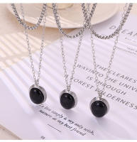 Collar De Acero Inoxidable Con Colgante De Ojo De Tigre Para Hombres Y Mujeres Resistente Al Agua Cadena De Cuello Para Parejas Joyería Moda Para Fiestas - details 14