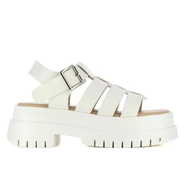 YUU JOU Sandalias de plataforma SORT de color Blanco - 1