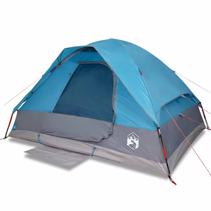 vidaXL Tienda de campaña familiar iglú 6 personas impermeable Color Azul,  Verde,  Gris y naranja y mas - 1