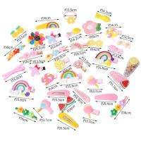 Juego De 14 Clips De Pelo Para Bebé Niña Clips De Silicona Suave Estilo De Moda Clips De Pico De Pato Clips Laterales Dulces Y Tiernos Accesorios Para El Cabello - details 2