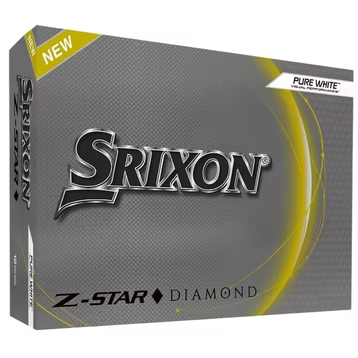 Srixon 12 bolas de golf blancas Z-Star Diamond modelo 2024 - 1