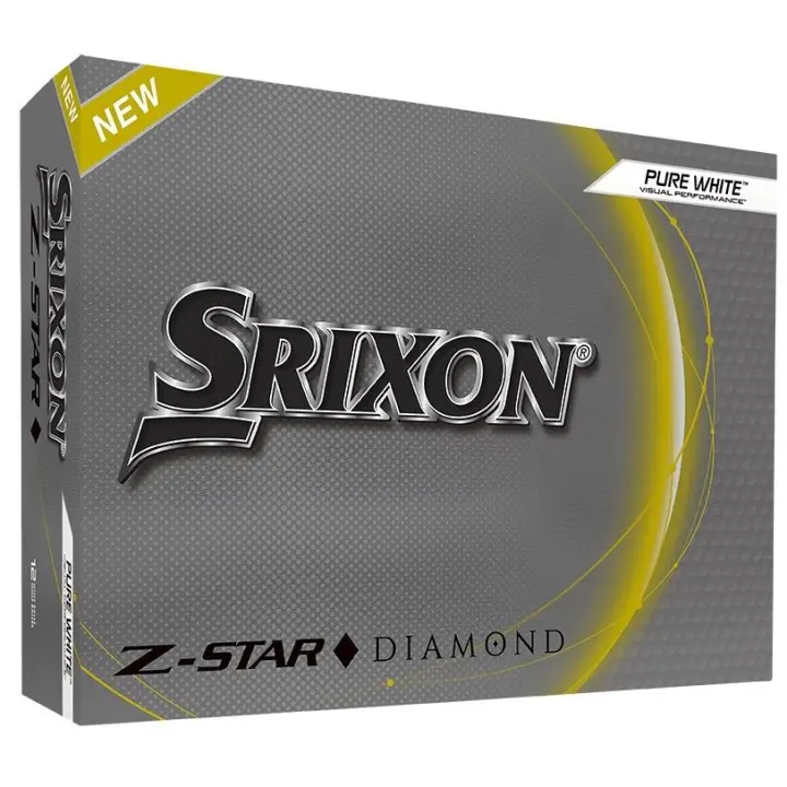 Srixon 12 bolas de golf blancas Z-Star Diamond modelo 2024 - 1