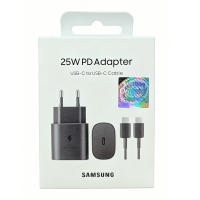 Cargador Samsung 25W Original USB-C Enchufe UE + Cable 1 M - Negro - details 0