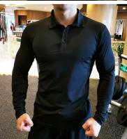 Camiseta De Compresión Para Hombre Manga Larga Ropa Deportiva Para Gimnasio Correr Fitness Senderismo Antirrash Sudadera Talla Grande - details 3