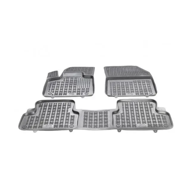 Rezaw Plast Alfombrilla caucho 3D premium  DS7 CROSSBACK versión con túnel en el piso trasero  2018 -   REF: 201236 - 1