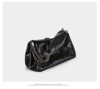 Bolso De Hombro Para Mujer Estilo Rock Negro Nueva Moda Bolso De Mano Con Cadena Monedero Cruzado Single Para Diario - details 18