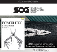 SOG 19 En 1 PowerLitre Tijeras Multifuncionales Plegables EDC Mini Herramientas Portátiles Afilador De Hojas Para Exteriores Y Sobrevivencia PL1001-CP - details 0