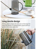 Botella De Riego De Acero Inoxidable Con Cuello Largo Para Plantas Herramienta De Jardinería Grande Canasto Doméstico - details 5