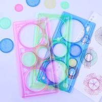 Juego De 7 Piezas Spirograph Geométrico Herramientas De Dibujo Plantillas De Pintura Arte Y Manualidades Juguete Educativo Creativo Para Niños - details 5