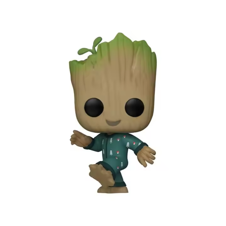 Funko-POP! Vinyl Guardianes de la Galaxia - Yo soy Groot - Groot PJS (dancing) - 1