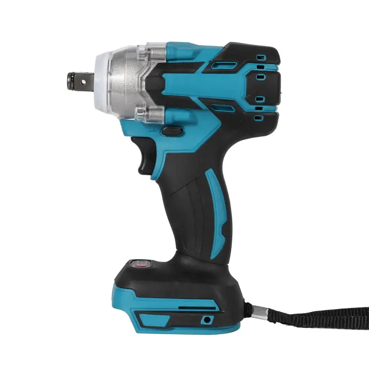 Llave de impacto eléctrica inalámbrica sin escobillas, llave de impacto recargable, interruptor de cambio de velocidad continuo, adaptado para batería Makita de 18V,Brushless,Fabricación comercial,4000 rpm - 1