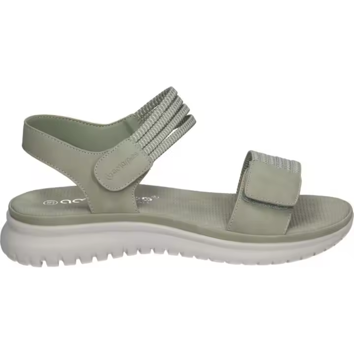 AMARPIES | Sandalias planas Amarpies para Mujer – Sandalias en Color Verde – Sandalias Cómodas Con Cierre de Velcro – Ajuste Máximo - Fáciles de poner y quitar – Estilo Casual – Modelo ABZ26586 - 1