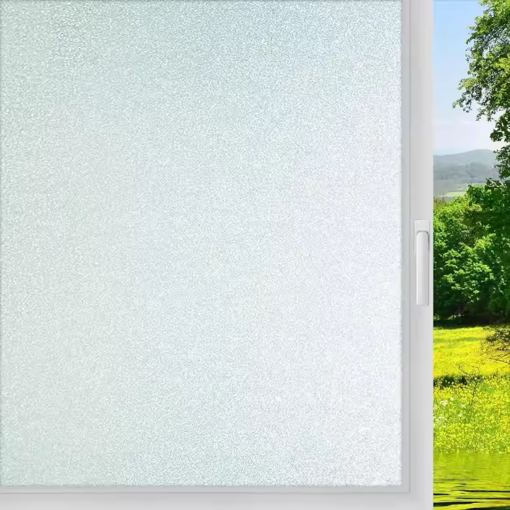 Vinilos para Ventanas Esmerilado para Decorativos Vinilo Opaco para Ventanas Anti UV Protección de La Privacidad Vinilo Ventana Esmerilado Adecuada para Baño, Hogar (30cm x 120cm) - 1