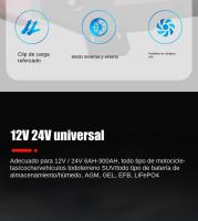 Cargador Inteligente De Batería Para Coche Y Motocicleta 20A/10A 12V/24V Compatible Con Lithium AGM GEL Lead-Acid LiFePO4 - details 5