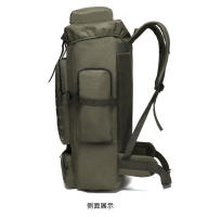 Mochila de Tela Oxford de 65L para Exterior, mochila táctica de camuflaje para senderismo, mochila de montañismo, mochila de viaje para parampar para helbres - details 11