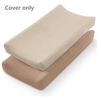 2PCS Funda Para Camarita De Pañales 100% Algodón Muselina Para Bebés Recién Nacidos Cubierta Para Camarita De Baño De Color Sólido Regalo Para Fiesta De Bebés - details 14