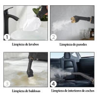Limpiador a vapor de 2500 W, 220 V, hidrolavadora de alta temperatura, aire acondicionado, cocina, hogar, coche - details 4