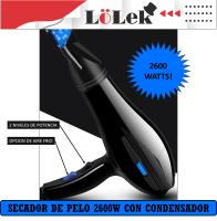 💨 Secador de Pelo 2600W – Con Difusor y Condensador de Aire, 3 Niveles de Temperatura, 2 Velocidades, Función de Aire Frío – Secado Rápido y Peinado Profesional para Rizos Definidos o Alisado Perfecto 🔥✨ - details 2