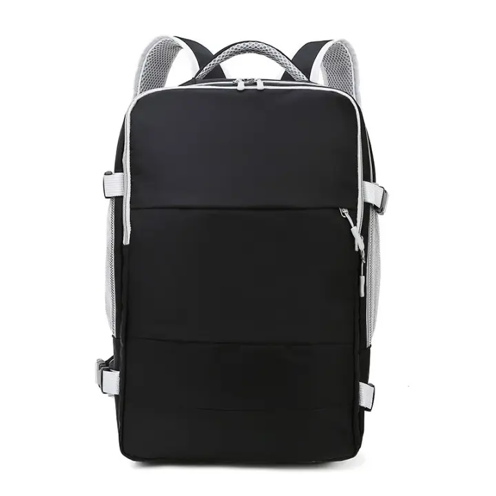 Mochila de viaje de gran capacidad para Mujer, Bolso de Día informal, impermeable, antirobus, Con Correa de equipamiento y Puerto de carga USB - 1