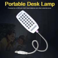 Lámpara De Lectura Portátil Con 28 LEDs USB Luz Nocturna Blanca Para Mesa Laptop Power Bank Notebook PC Computer - details 5