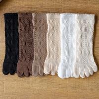 6 Pares De Calcetines Finos Para Verano Para Mujer Con Dedos Separados Media Pierna Deporte Algodón Poliéster Spandex - details 16