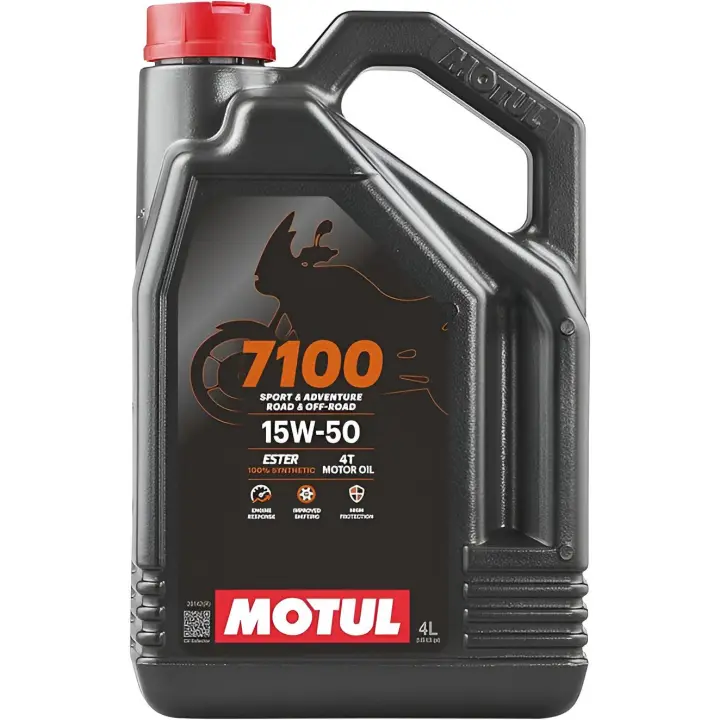 MOTUL  Aceite Moto, 7100 4T, 15W50, 4 l. Particularmente recomendado para DUCATI, KTM, BMW - 1