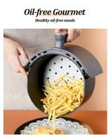 100PCS Papel De Cocina Para Air Fryer Liners De Vapor Desechables Papel De Horno No Pegajoso Para Hornear Y Almohadillas De Almidón Absorbente De Aceite - details 4