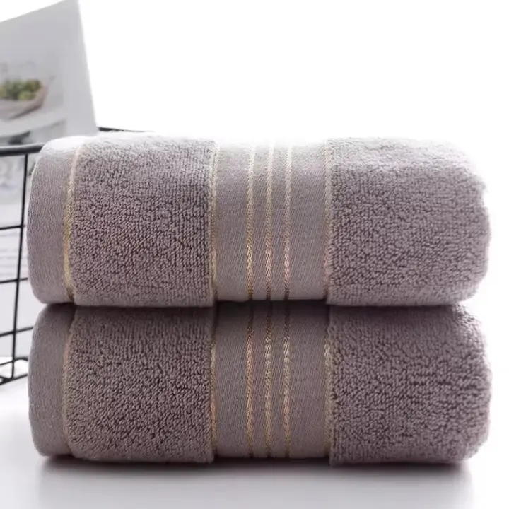 Toalla Gruesa Y Suave De Algodón Puro Absorbente Y Secado Rápido Toalla Para Rostro De Alta Calidad Sin Químicos - 1